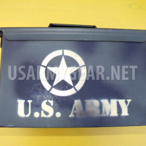 50 Cal Fat M2A1 US Army Military Ammo Can Storage Tool Box w Lid Geocaching Safe