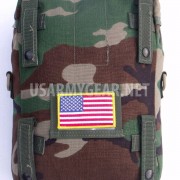 New Made in USA Military Army Molle 2 Woodland Camouflage Sustainment Pouch Gear