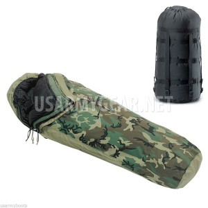 MSS 5 Pc Goretex Military Woodland Modular Sleep System Bivy Patrol Sleeping Bag