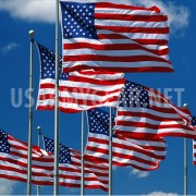 3'x 5'x8' Embroidered Star American US USA United States Nylon Flag