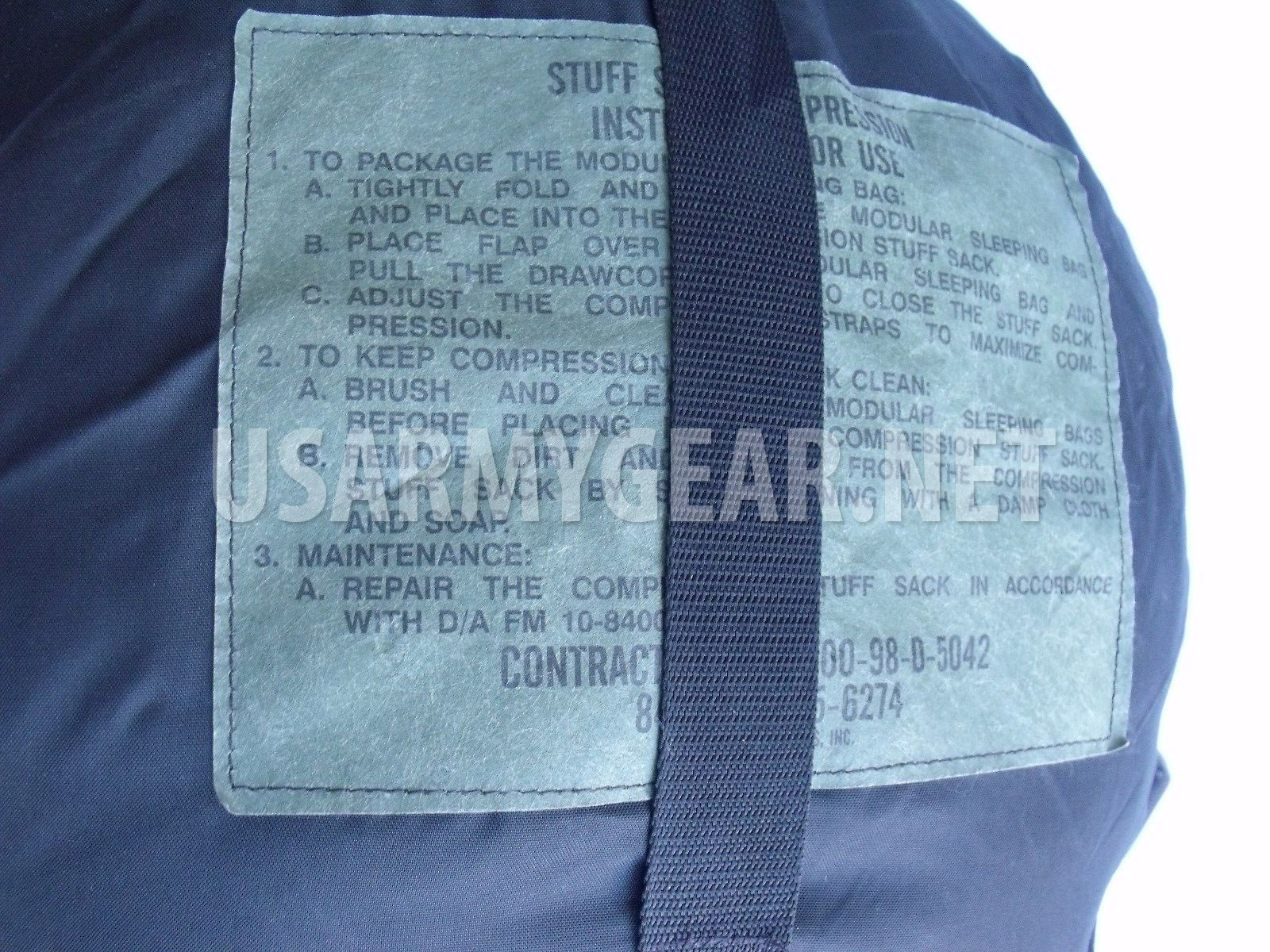 Made in USA Army Military Sleeping Bag Compression Stuff Sack Bag Pack Camping