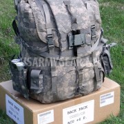 Loaded US Army ACU Ruck Sack Back Pack Frame Belt Straps Hydration + 8 Pouch GI
