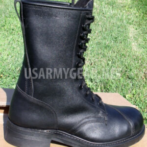 altama black leather combat boots