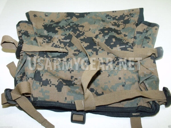 Made in USA marpat ILBE Rucksack Pack USMC Radio Utility Pouch GEN I Black Trim