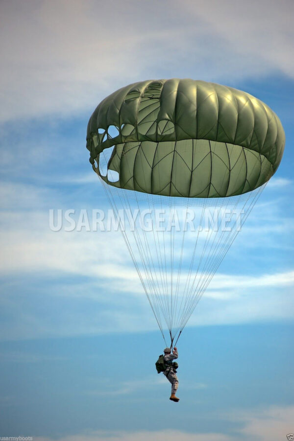 US Army MC1-1C/D T-10 Military Personnel Parachute 35 Ft Canopy with Cut Lines