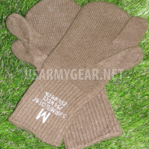 US Army Military Old School OD Wool Trigger Finger Mitten M 1948 Sniper Gloves M