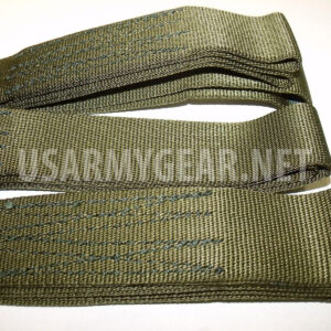 2 Olive Drab Green Webbing Straps – US Military Style – Medic Stretcher Litter Straps