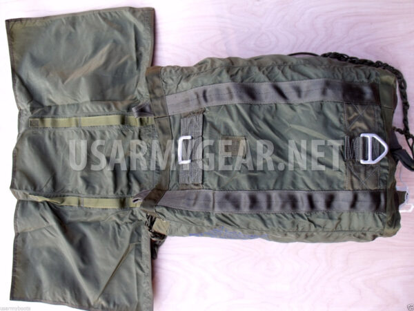 Made in USA Army Military 22 ft OD Green Cargo PARACHUTE Deployment BAG PACK GI