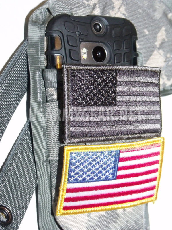 ACU Double Magazin Pouch M4 M16 2 X 30 Round Army Military Phone Case + US Patch