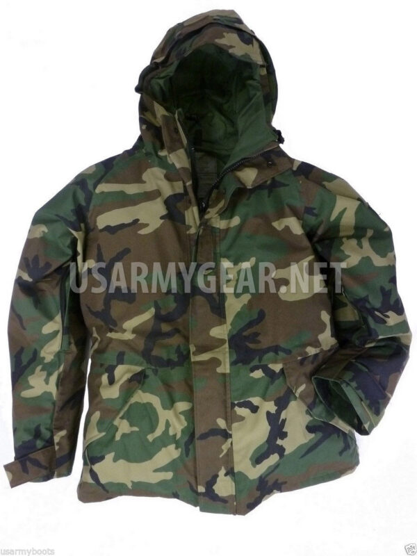 New US Army Cold Wet Weather Gen 1 ECWCS Woodland Goretex Parka Jacket