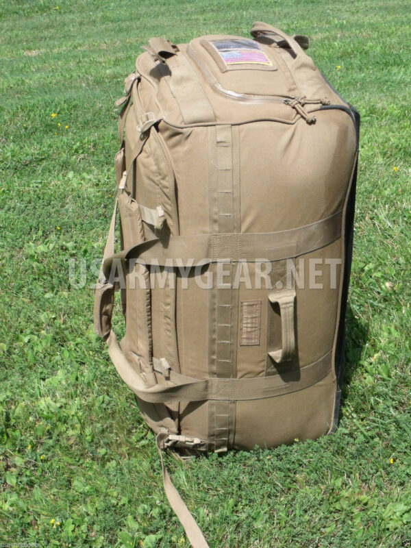 USMC Force Protector Gear Deployer 65 USGI Deployment Bag on Wheels Coyote Brown