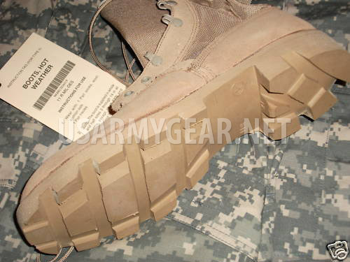 US Army Surplus Desert ACU Military Leather Canvas Jungle Panama Combat GI Boots