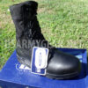 US Army Bates Military Steel Toe Oil Resistant 8" Black Leather Combat Boots 7.5
