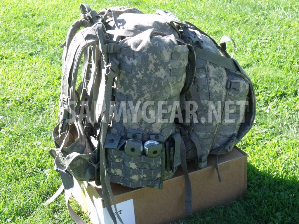 Loaded US Army ACU Backpack Set, 3 Days Assault Pack, Hydration Carrier ...