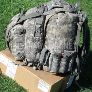 Loaded US Army ACU Back Pack Set 3 Days Assault Hydration Carrier Pouches + Xtra