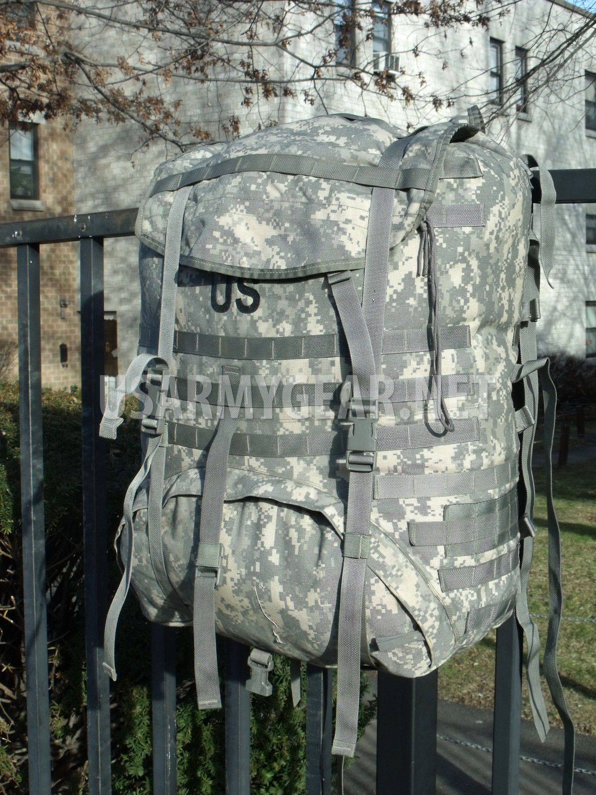 Made in USA US ARMY MOLLE II SDS ACU RUCKSACK digital BACK PACK MAIN BAG USGI