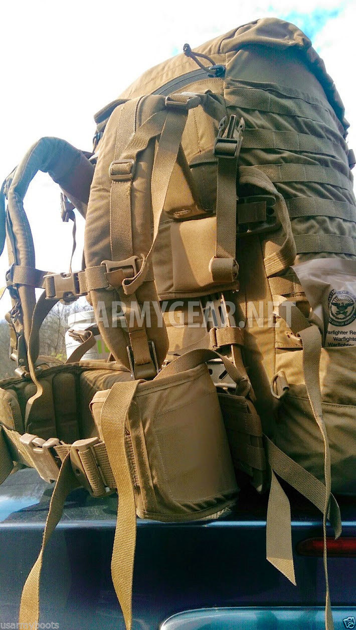 USMC Molle ll FILBE US Marine Coyote Rucksack Main Back Pack Straps Belt Pouches