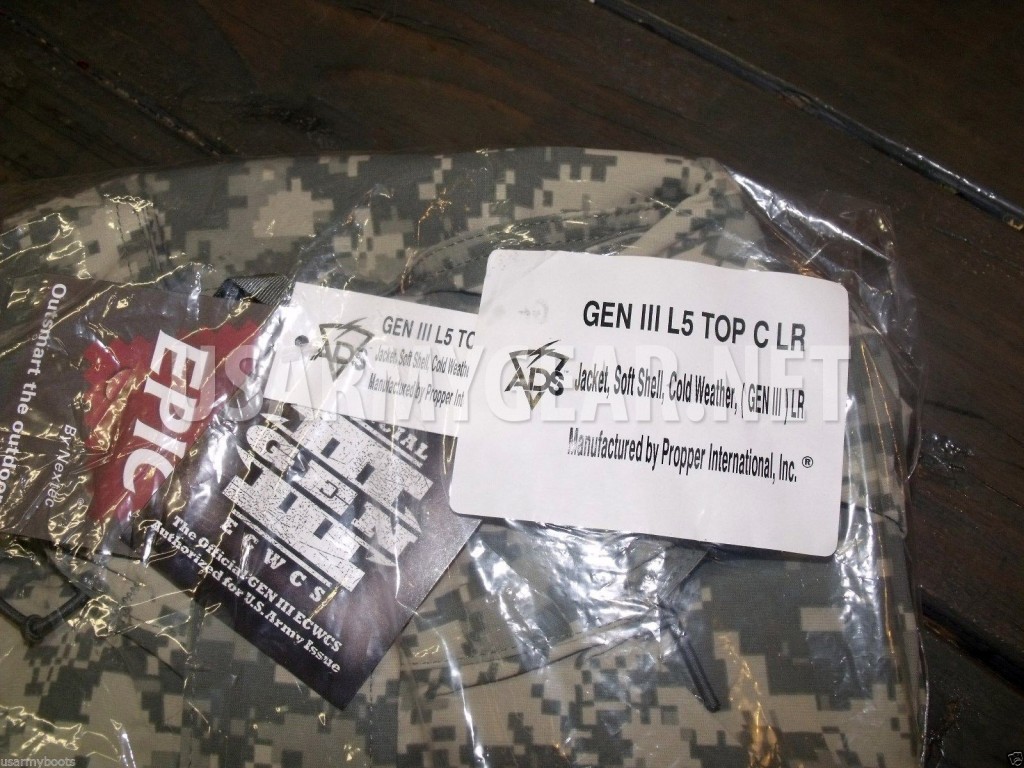 US Military Gen3 Level6 ECWCS Wet Weather Jacket – nest clothing store Army wet weather top