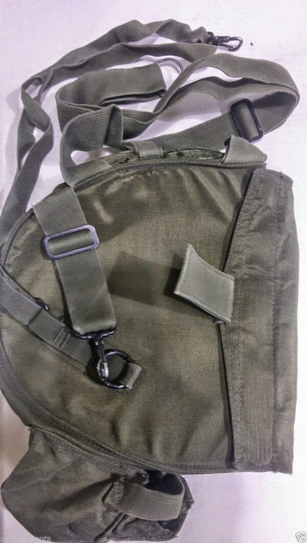 Made in USA USGI M40 GAS MASK BAG CARRIER with SHOULDER STRAP SURVIVAL BUG OUT