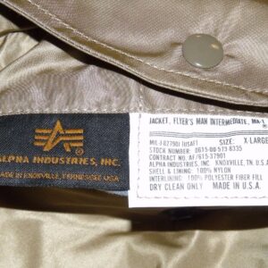 NEW MA-1 Alpha Industries US Army Pilot Flight Military Bomber AF Jacket Silver